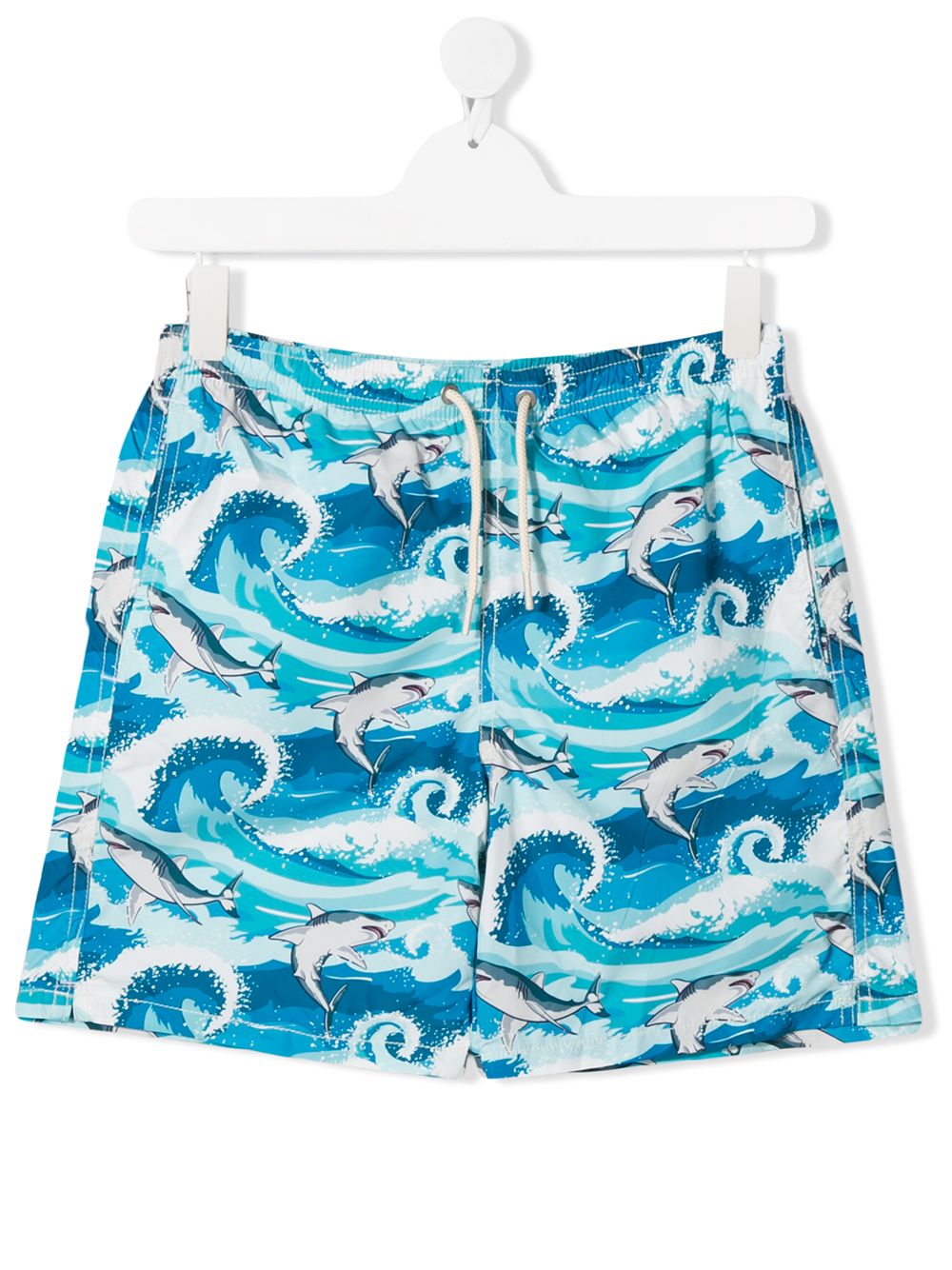 фото Mc2 saint barth kids maquettes requin swim shorts