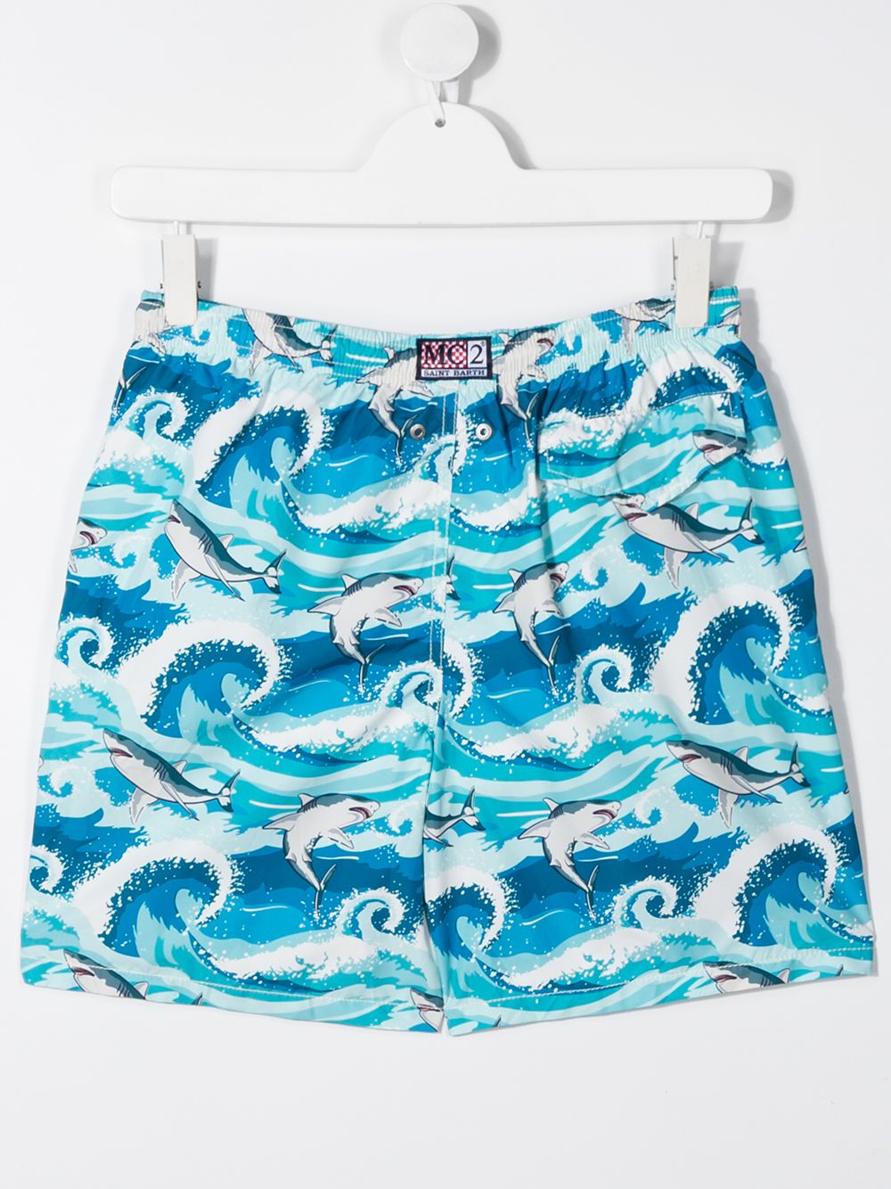 фото Mc2 saint barth kids maquettes requin swim shorts