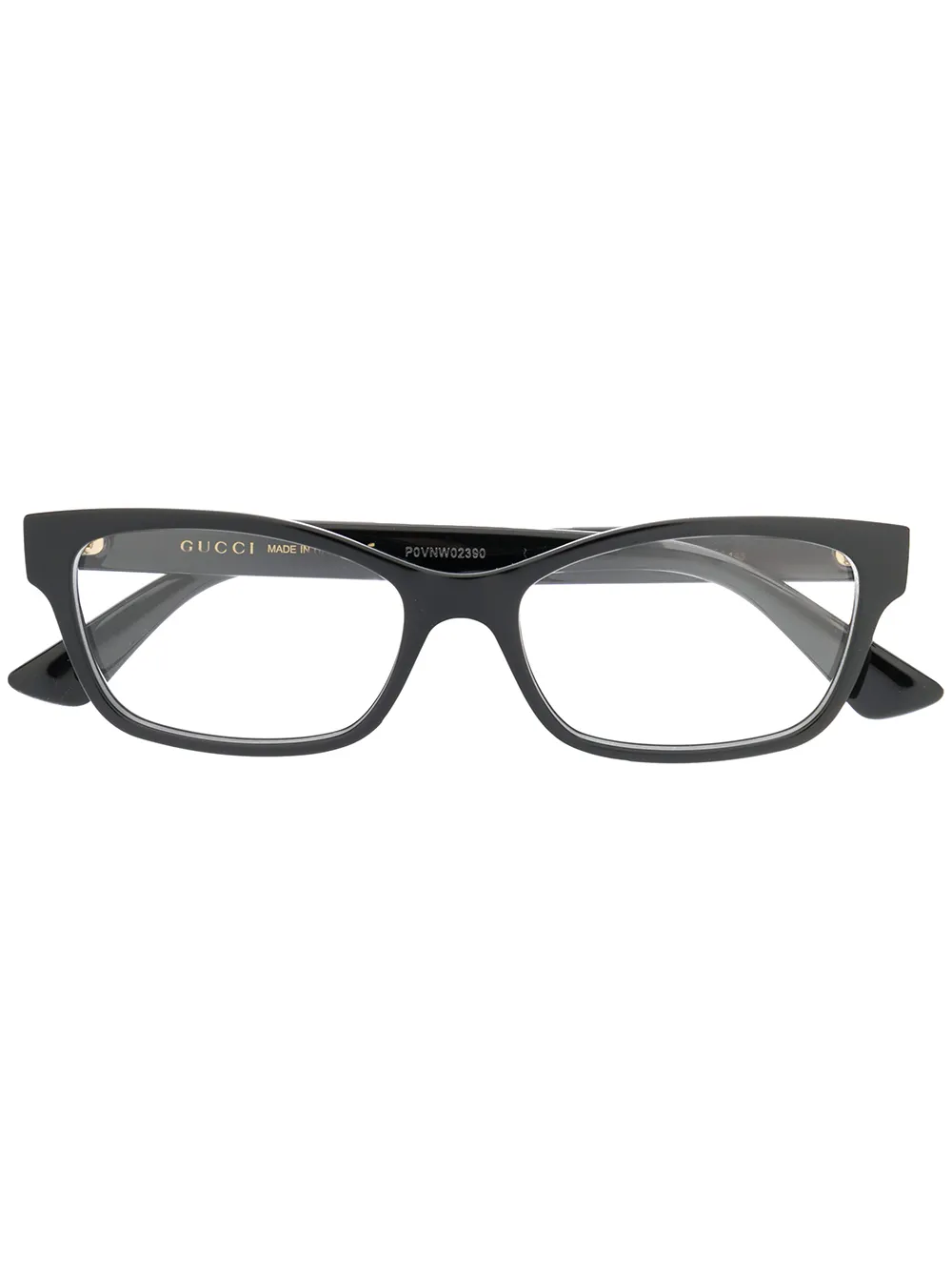 Gucci Eyewear GG0635O bril met rechthoekig montuur Zwart