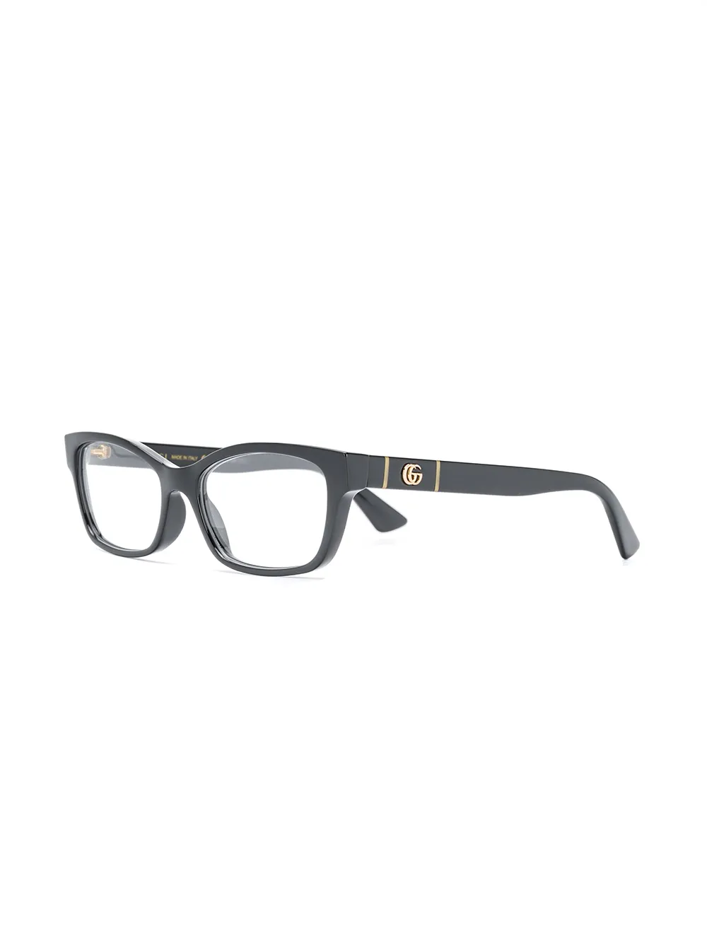 Gucci Eyewear GG0635O bril met rechthoekig montuur Zwart