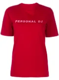 Kirin Personal DJ print T-shirt - Red