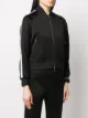 Moncler stripe detail bomber jacket