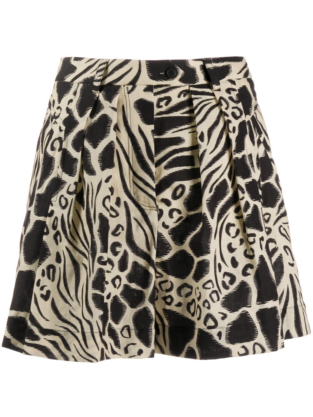 фото Alberta ferretti шорты animalier