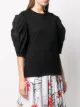 Alexander McQueen puff-sleeved cotton top