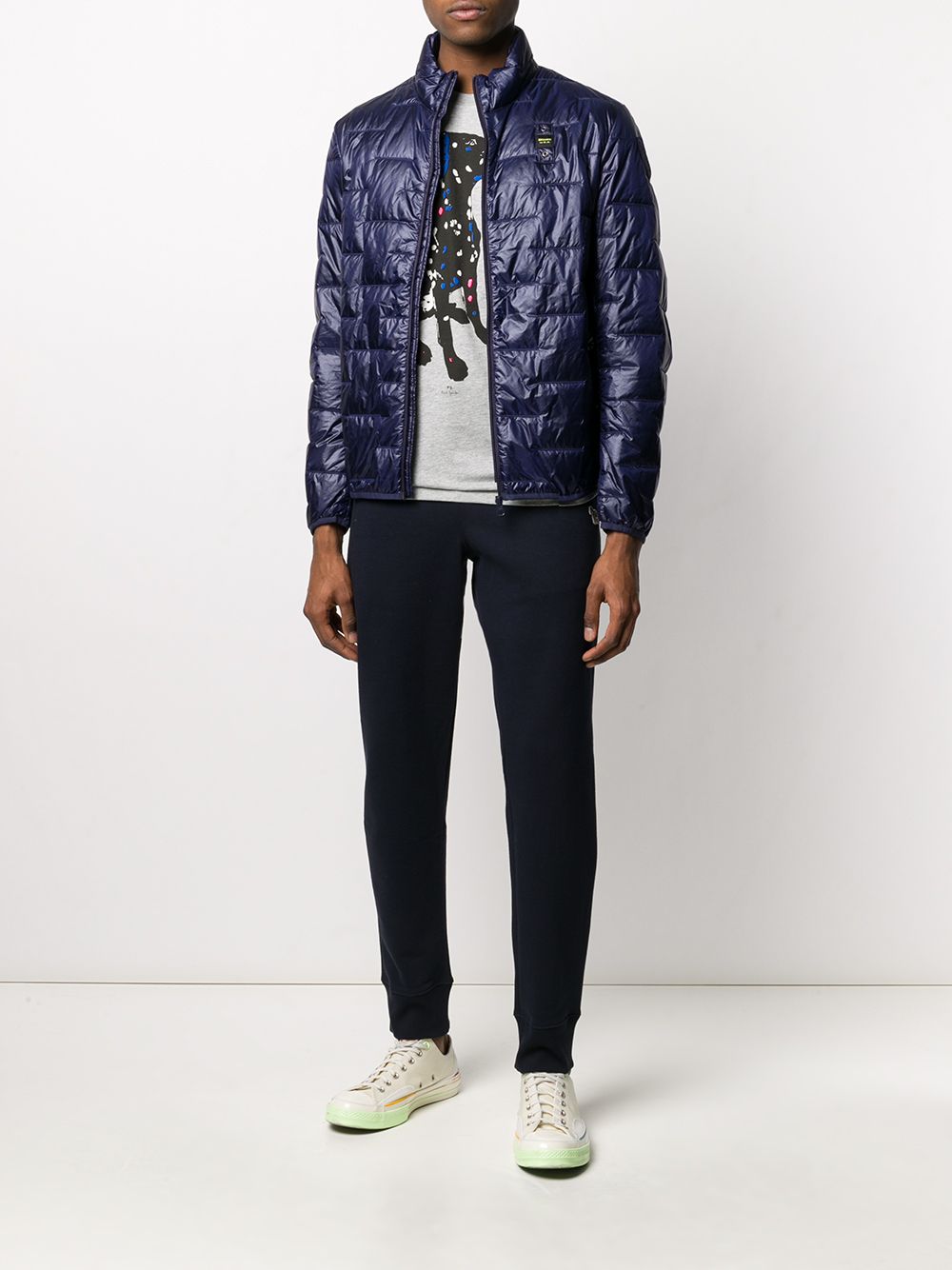 фото Blauer padded zipped jacket