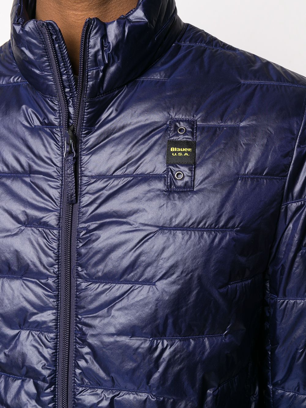 фото Blauer padded zipped jacket