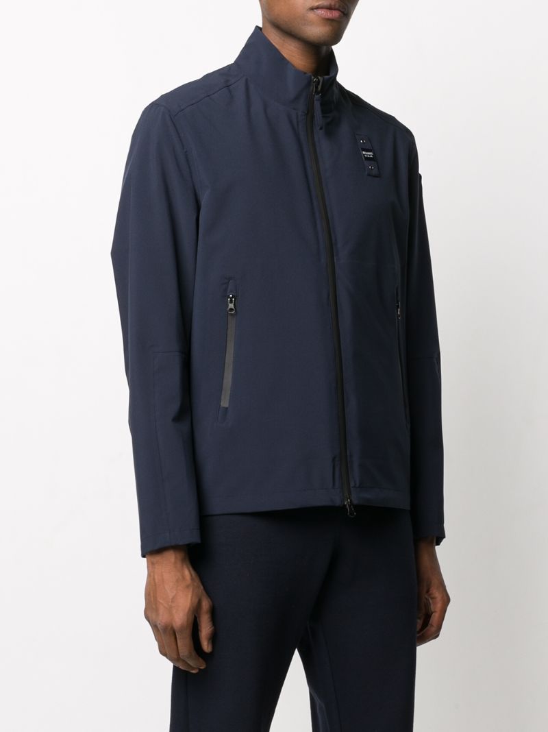 Shop Blauer Zipped Lightweight Jacket In Blue