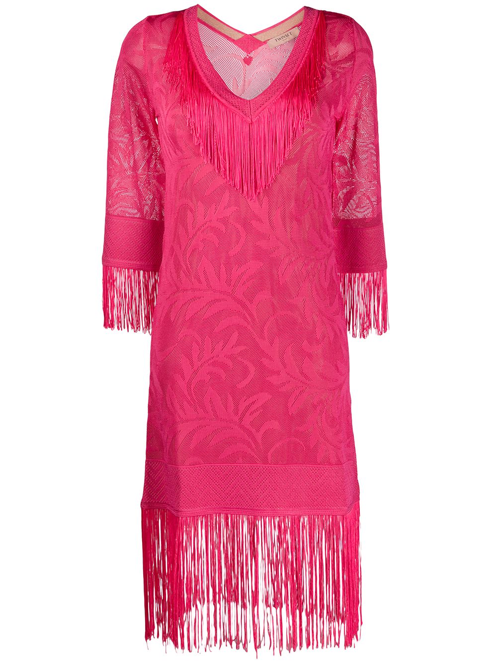 pink kaftan dress