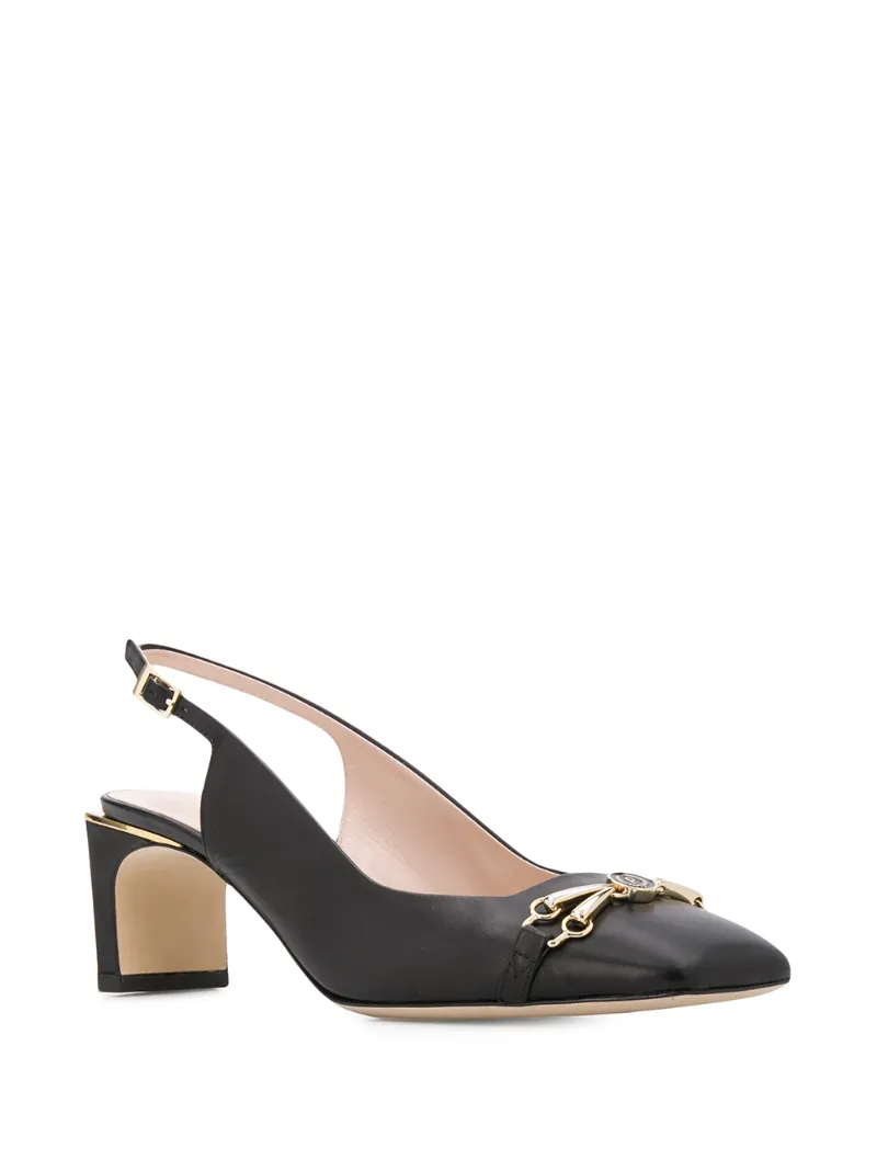 POLLINI DECOLLETÈ SLINGBACK PUMPS