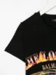 Balmain Kids تيشيرت طويل بطبعة شعار الماركة