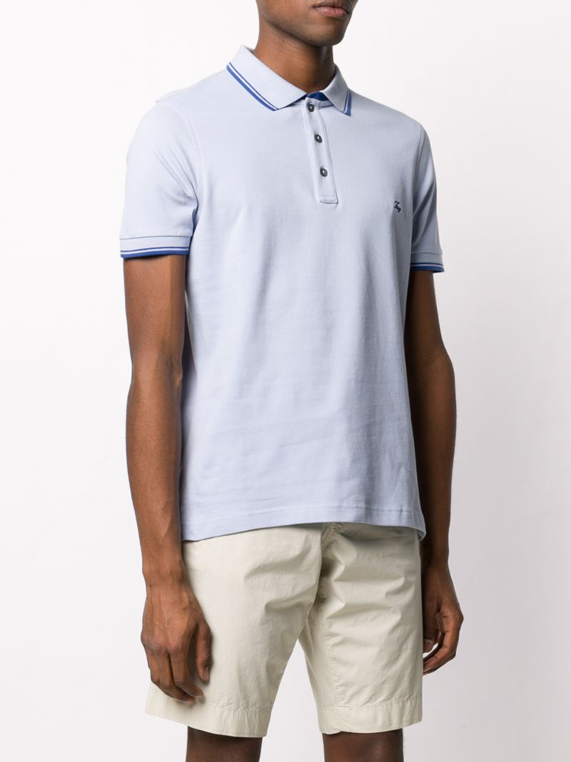 FAY LOGO EMBROIDERED POLO SHIRT 