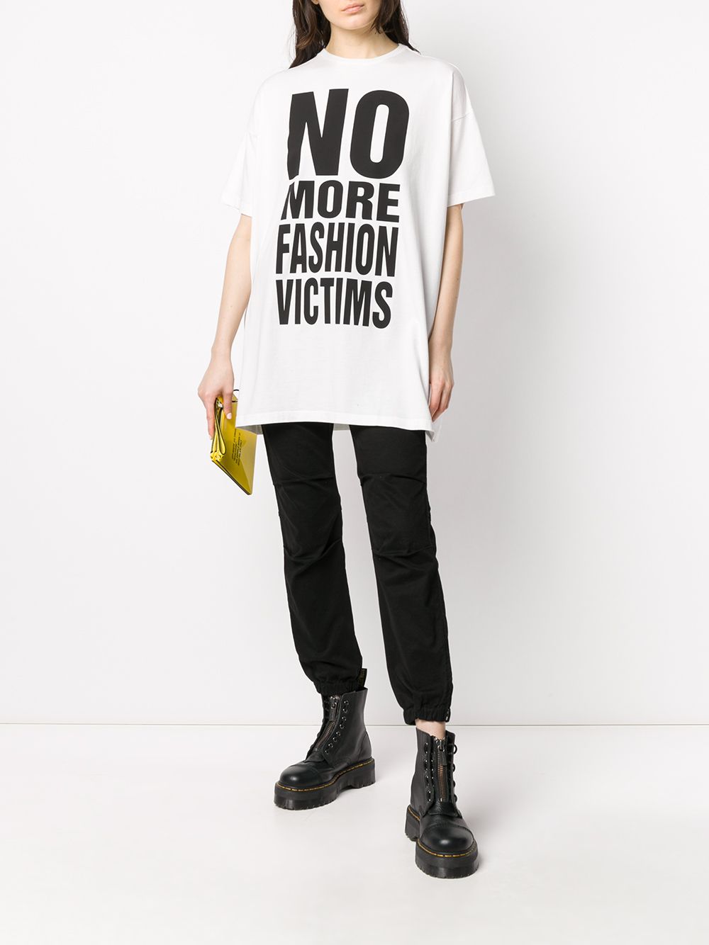 фото Katharine hamnett london no more fashion victims print t-shirt