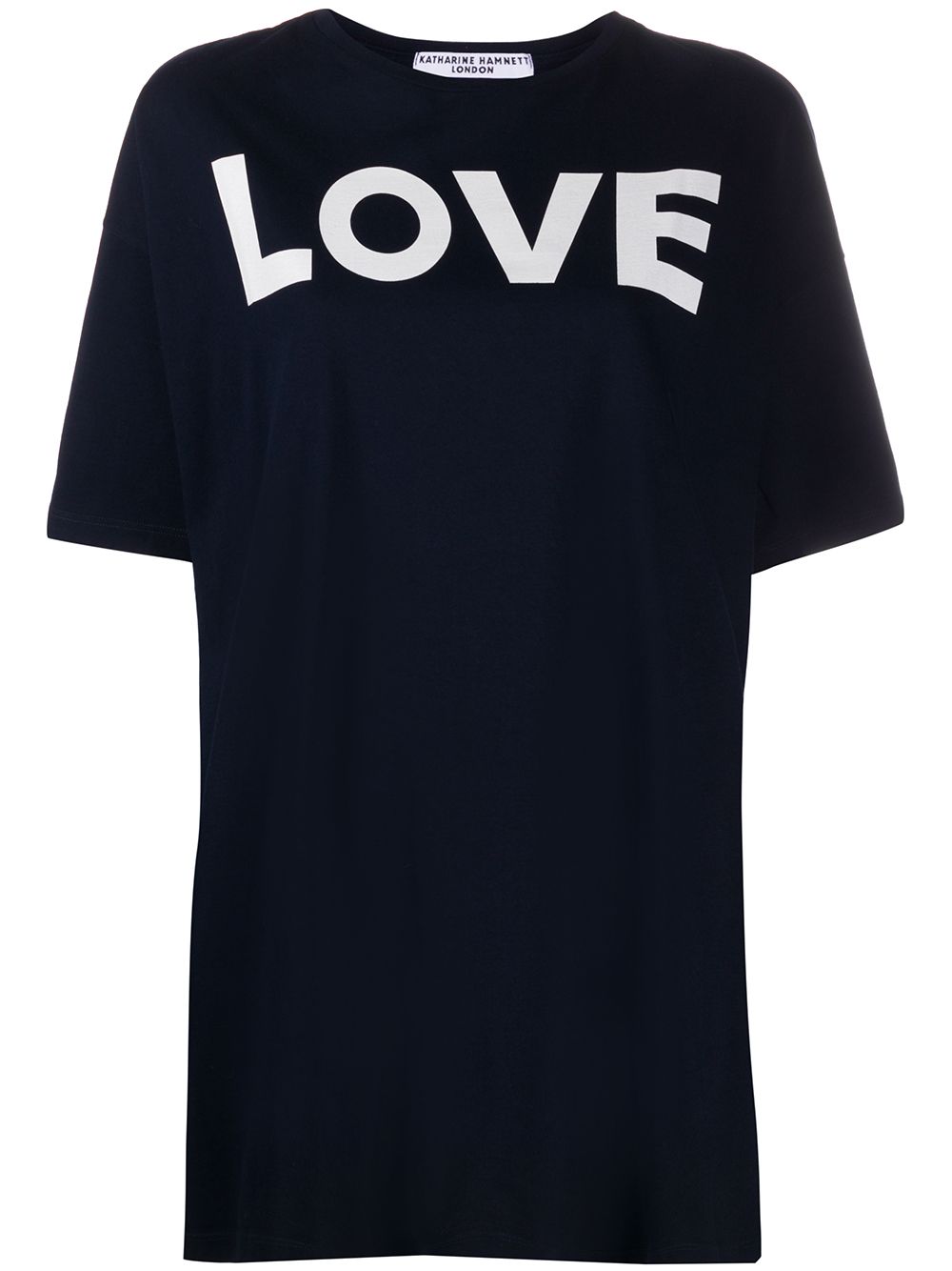 фото Katharine hamnett london love print oversized t-shirt