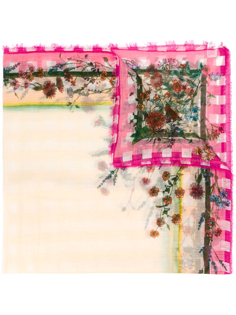 фото Faliero sarti rosalia floral print scarf