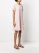Harris Wharf London Geripptes T-Shirtkleid