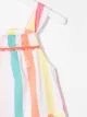Billieblush striped frill-trim dress