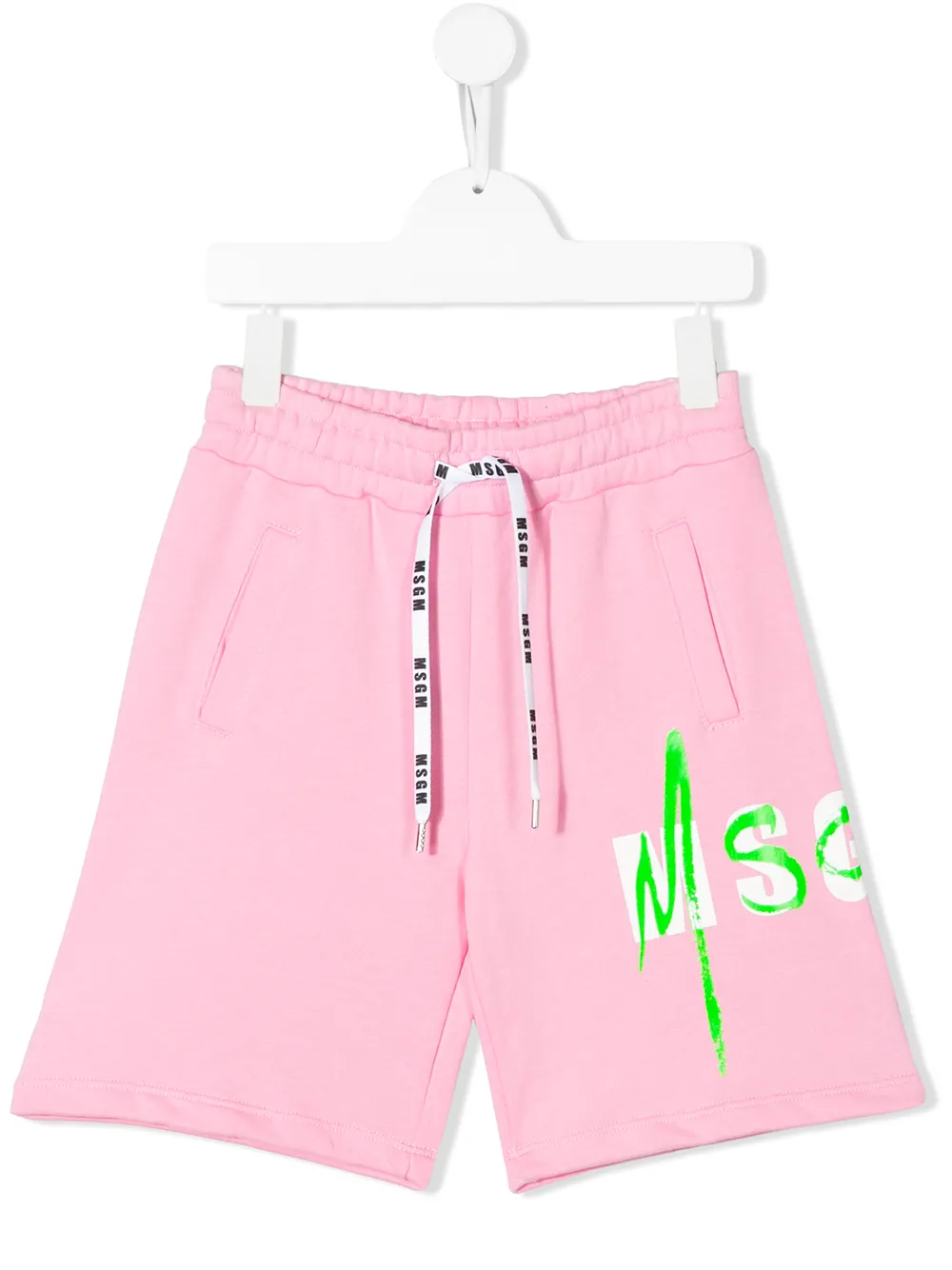 Msgm Kids спортивные шорты с логотипом Msgm Kids спортивные шорты с логотипом