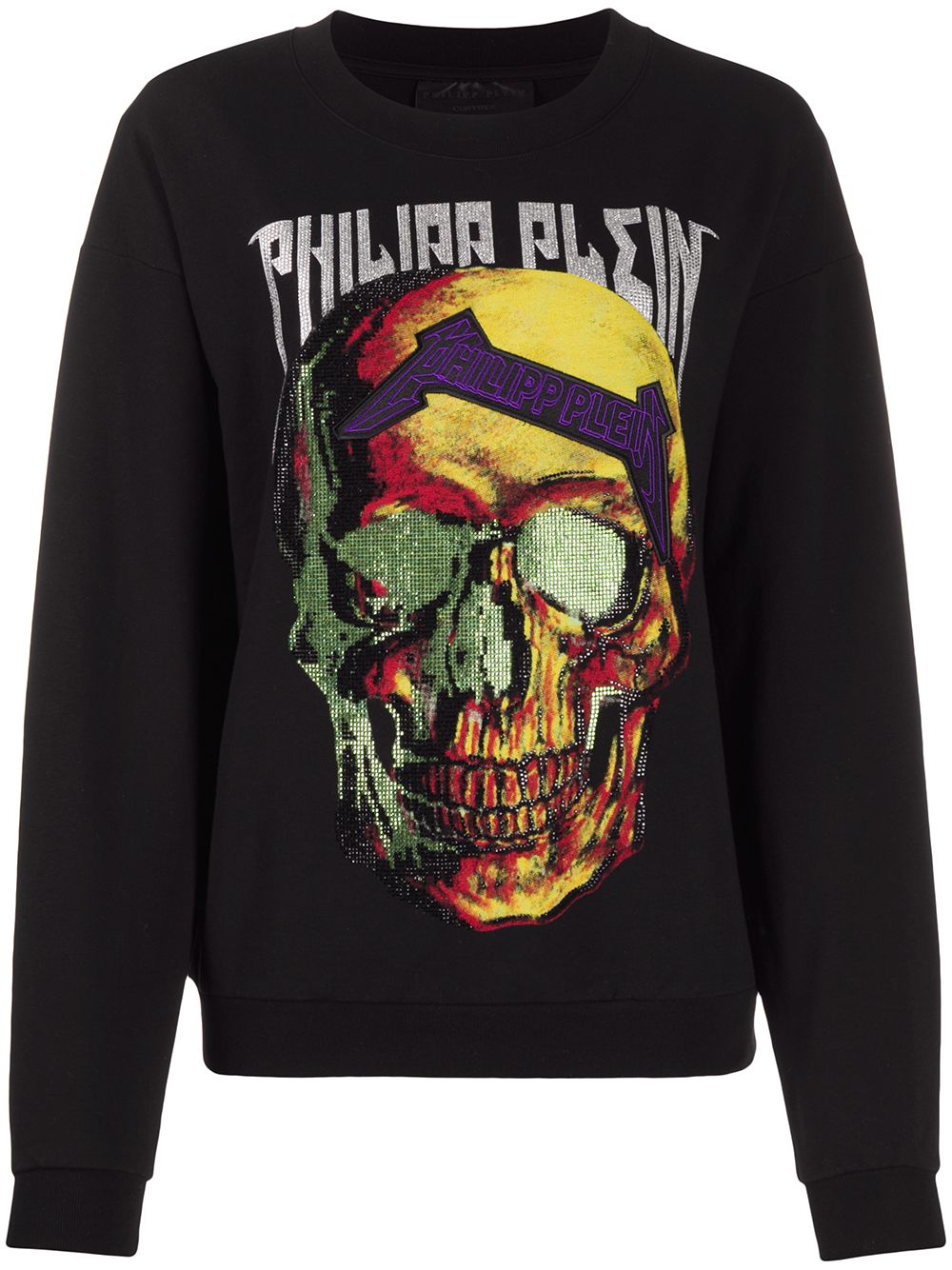 фото Philipp plein толстовка с декором skull