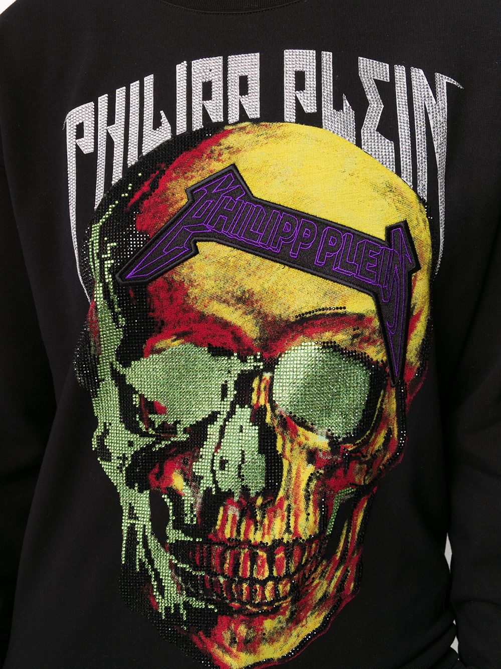 фото Philipp plein толстовка с декором skull