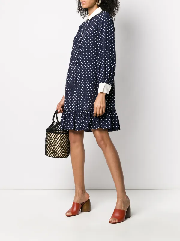 tory burch polka dot dress