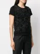 Comme Des Garçons Noir Kei Ninomiya تيشيرت بأبليكات زهور