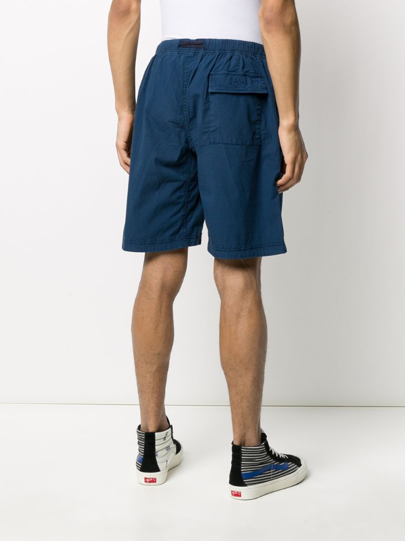 Shop Ps By Paul Smith Belted Bermuda Shorts In Blue