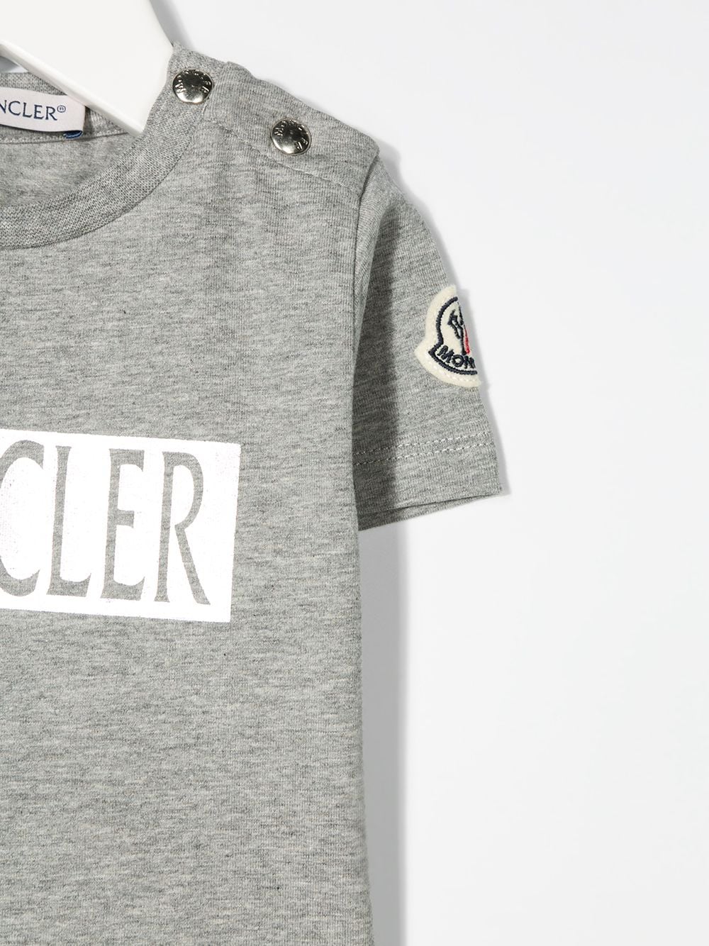 фото Moncler kids футболка с логотипом