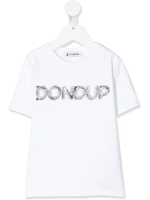 DONDUP KIDS embellished logo T-shirt