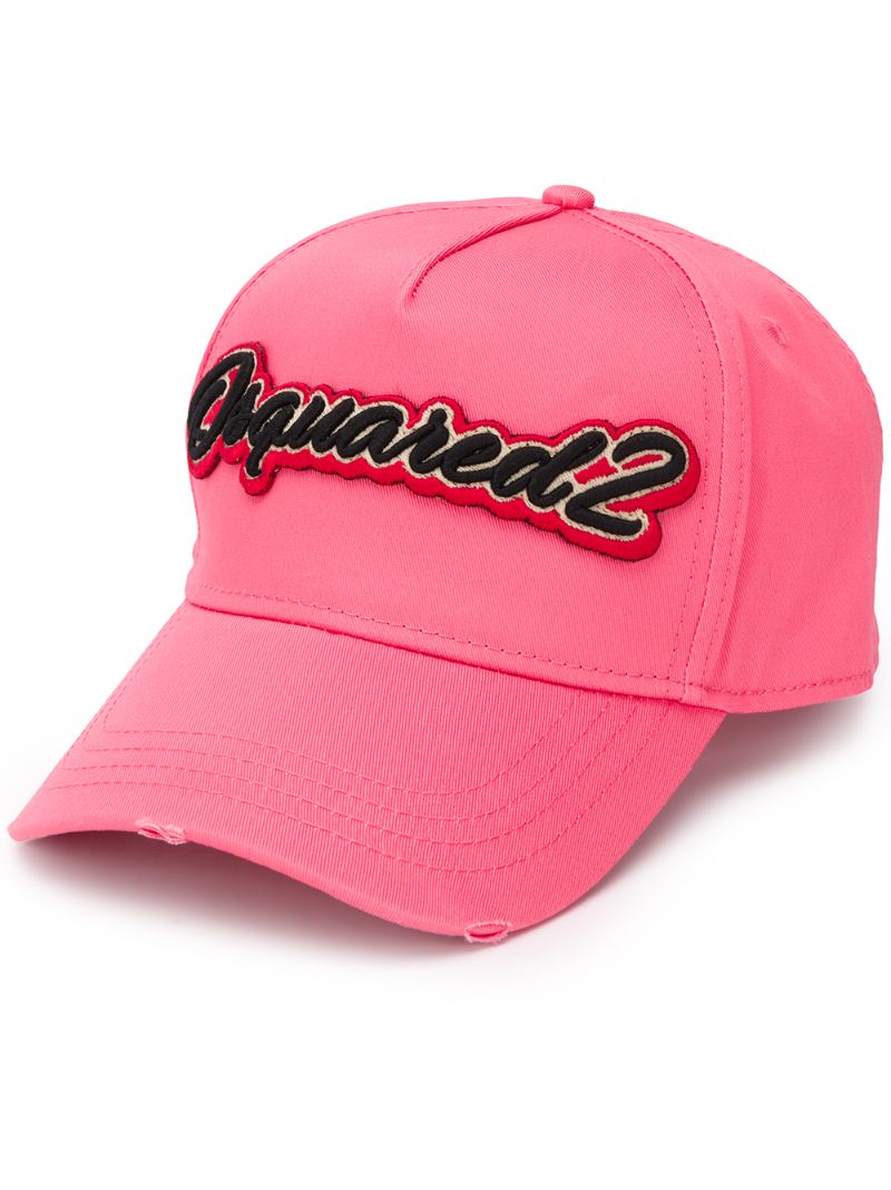 DSQUARED2 LOGO-EMBROIDERED BASEBALL CAP