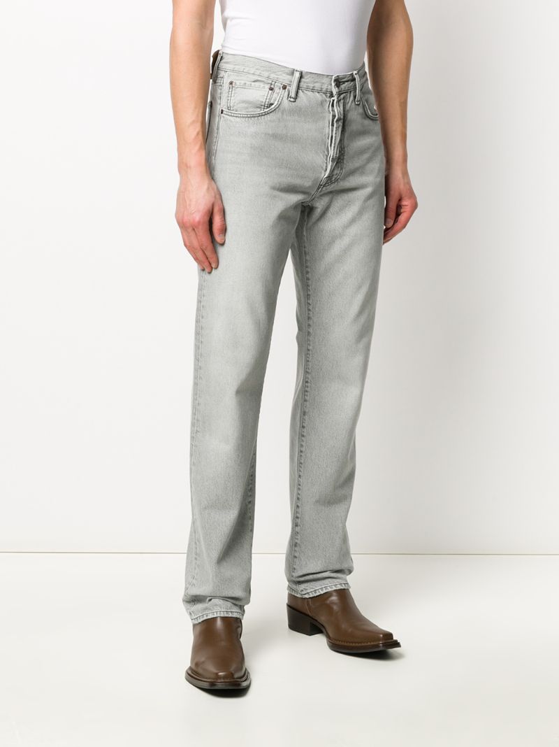 Shop Acne Studios 1996 Straight-leg Jeans In Grey