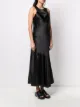 Ann Demeulemeester disc cut maxi dress