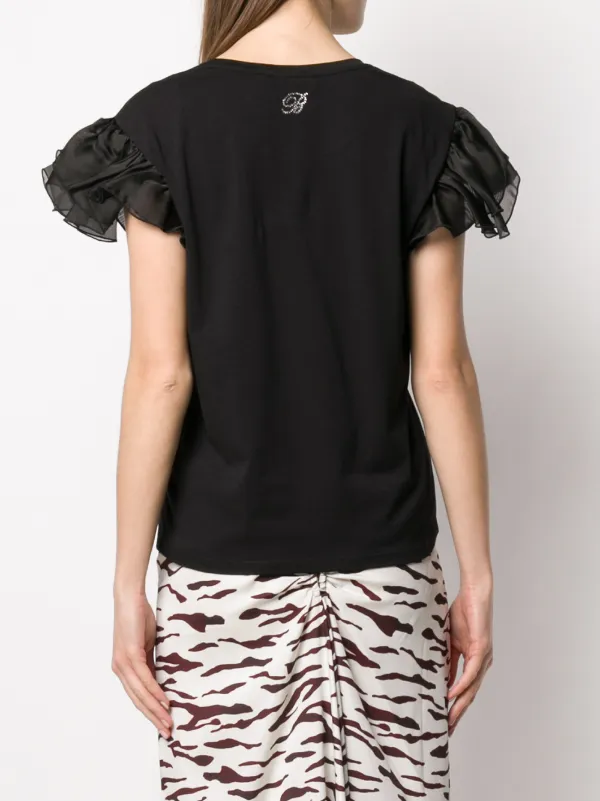 Blumarine フリルスリーブ Tシャツ 通販 - FARFETCH