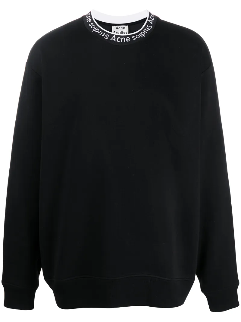 ACNE STUDIOS LOGO CREWNECK SWEATSHIRT