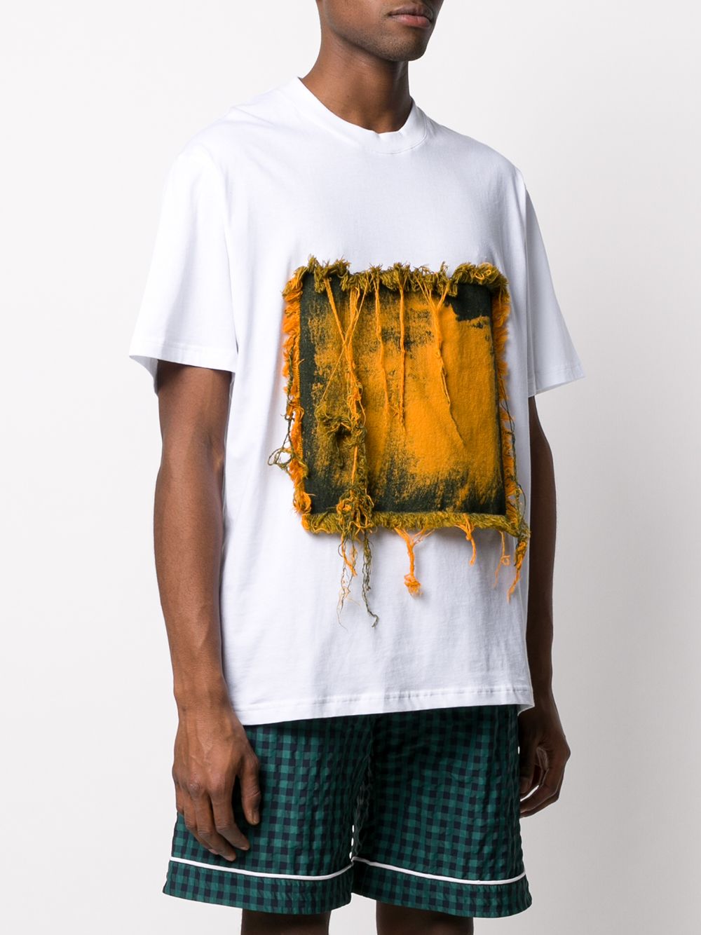 фото David catalan fringe-framed print t-shirt