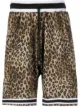 Image 1 of John Elliott leopard-print mesh shorts