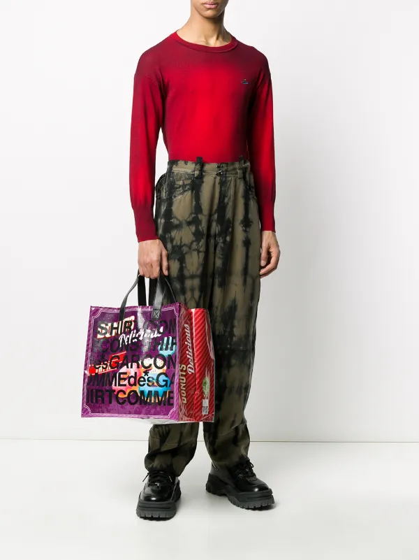 comme de garcons tote bolsa