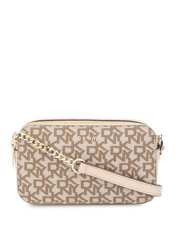 dkny monogram crossbody bag