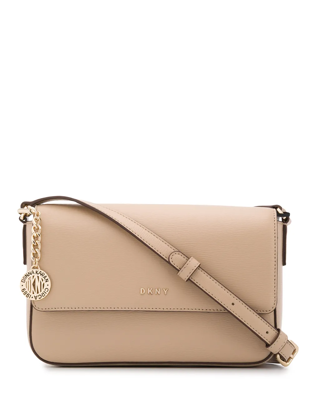 Dkny Foldover Shoulder Bag In Nude | ModeSens