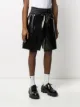 Bottega Veneta shiny leather shorts