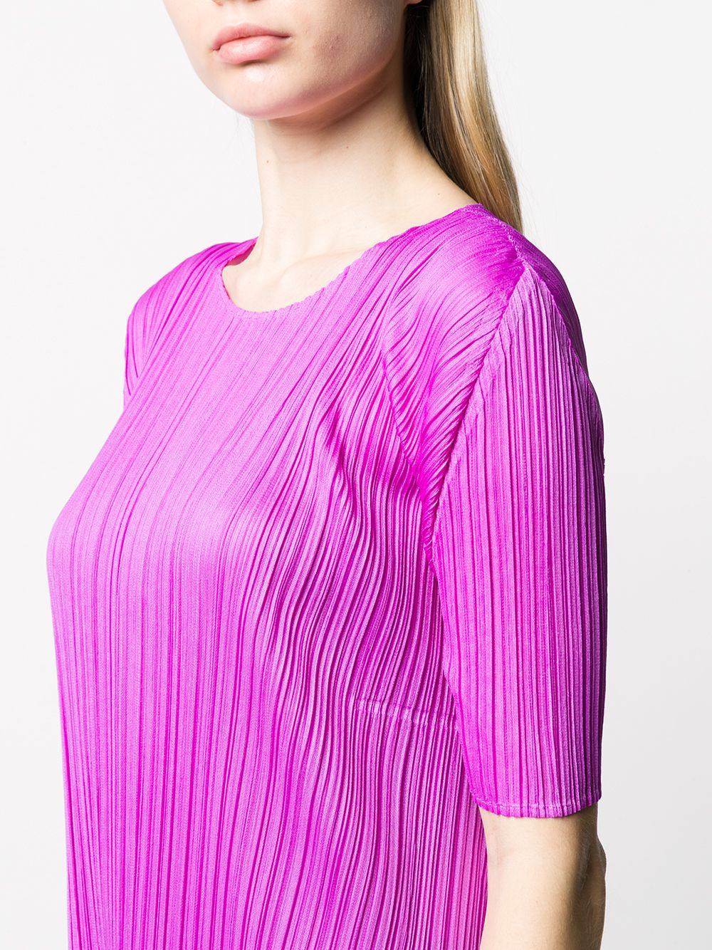 фото Pleats please issey miyake плиссированное платье миди