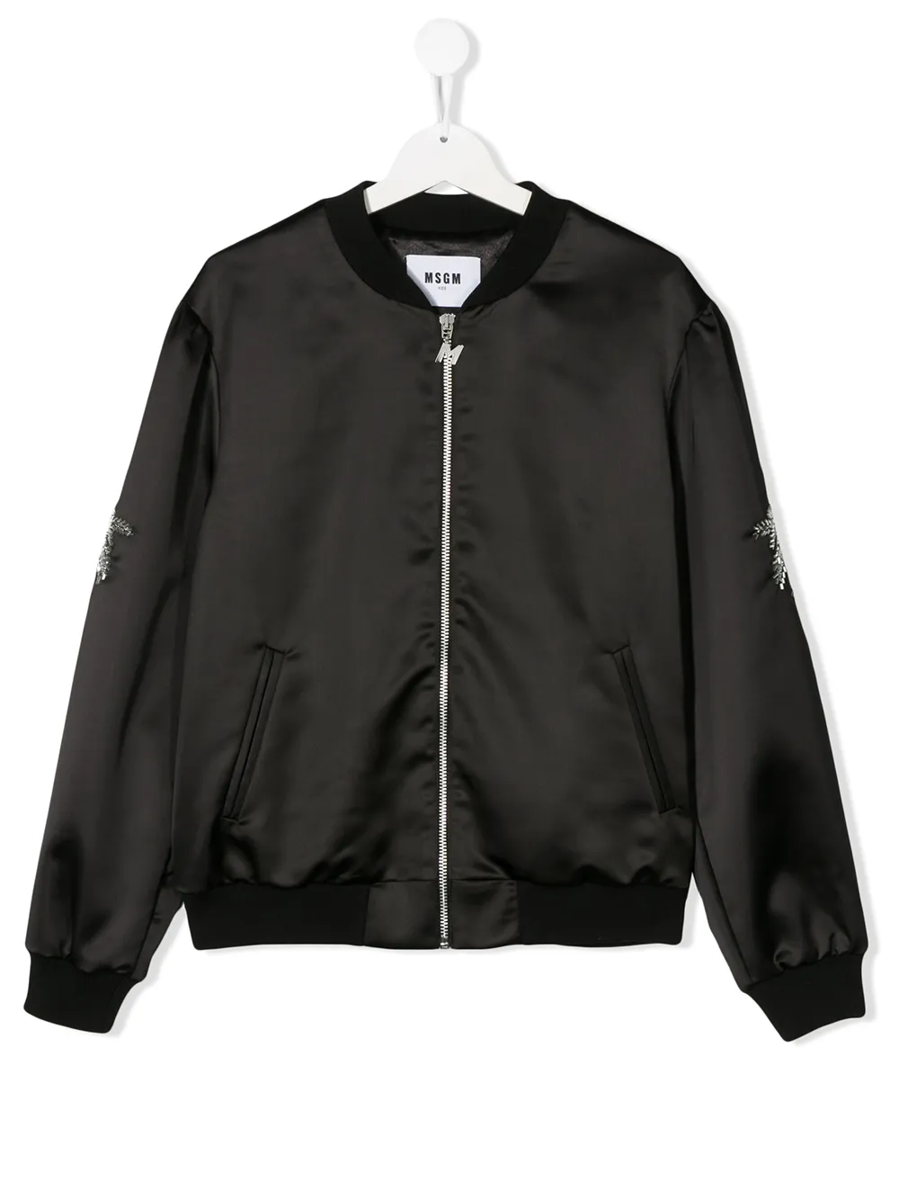 Msgm Kids бомбер с бусинами Msgm Kids бомбер с бусинами