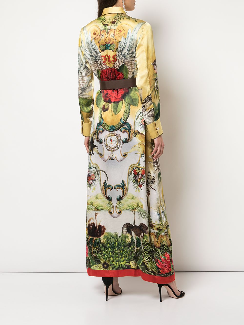 фото F.r.s for restless sleepers safari print shirt dress