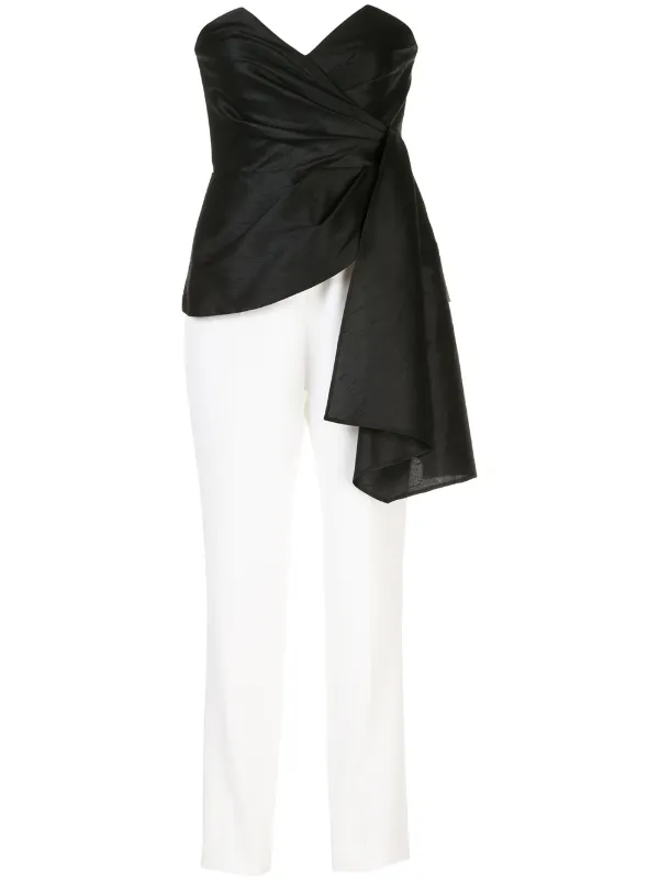 jay godfrey strapless jumpsuit
