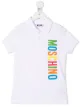 الصورة 1 من Moschino Kids قميص بولو بطبعة شعار الماركة