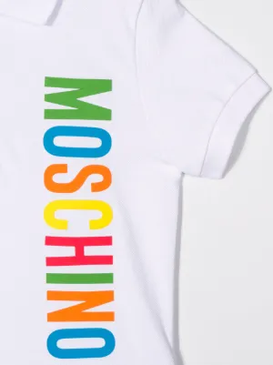 Moschino Kids Poloshirt Mit Logo Print Farfetch Moschino Kids Sweatshirt Mit Logo Print Farfetch