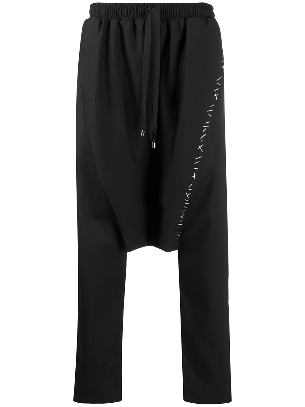Alchemy Drop-crotch Trousers In Black