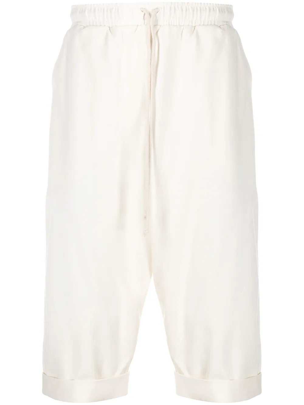 Alchemy Straight-leg Knee-length Shorts In Neutrals