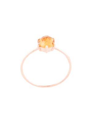 Natalie Marie Rose Cut Ring with Citrine