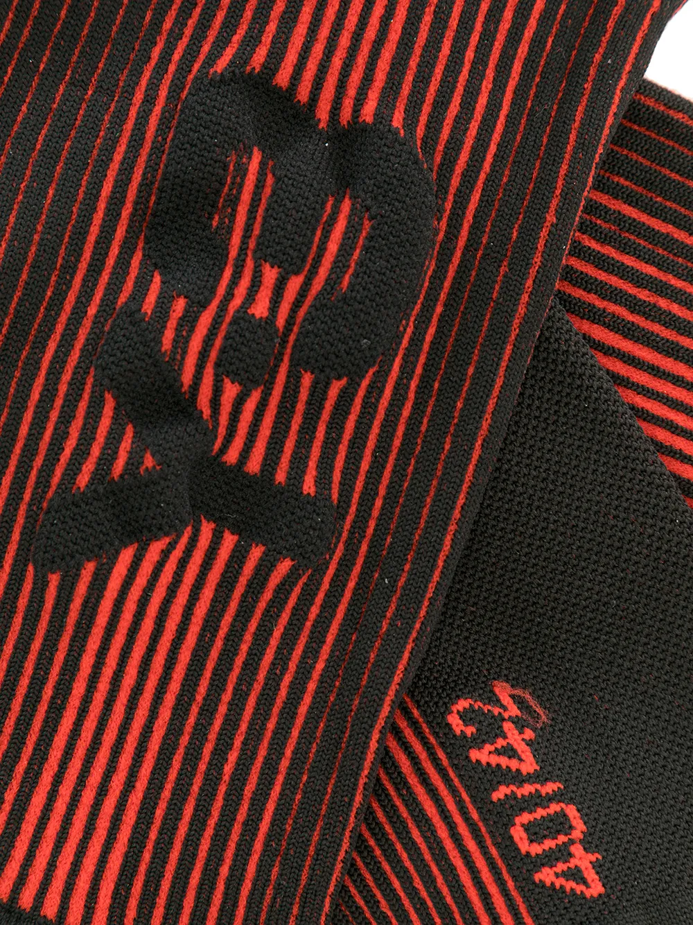 Y-3 calcetines de canalé con logo | Image 2