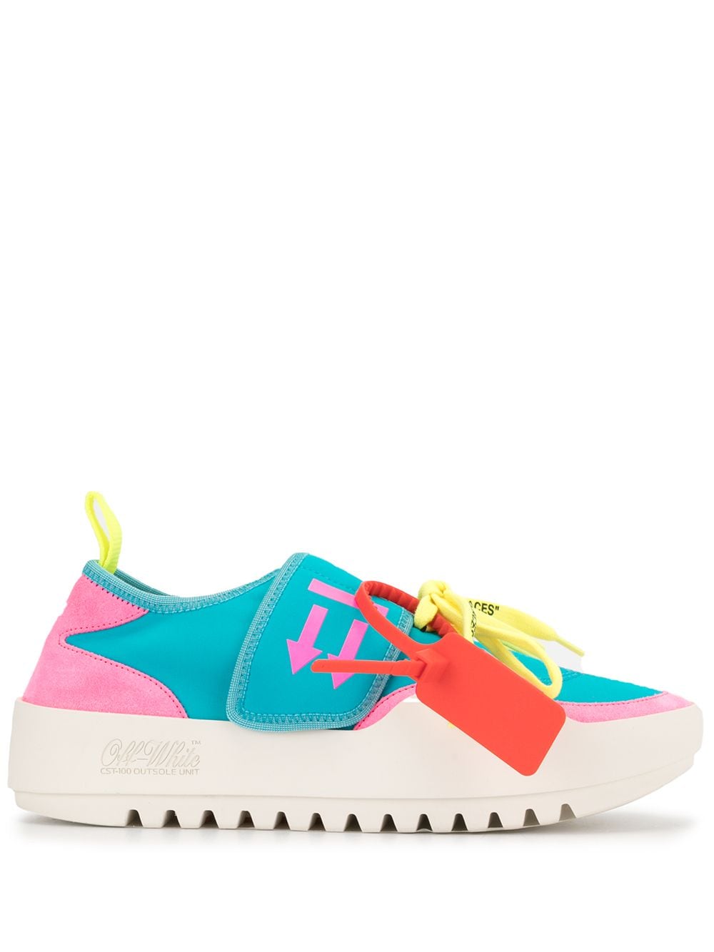 OFF-WHITE MOTO LOW-TOP SNEAKERS